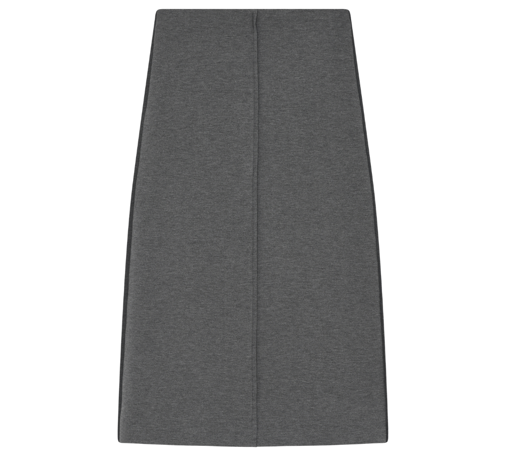 Suzie Scuba nederdel - Medium Grey Melange